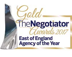 Balgores East of England Lettings Agency of the Year The Negotiator Awards East of England Agency of the Year GOLD image