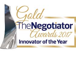 The Negotiator Awards 2017 Winners Howard Cundy Innovator of the Year Award UK Residential Awards image